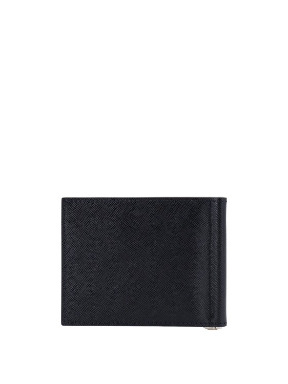 Shop Kiton Leather Card Holder In Black