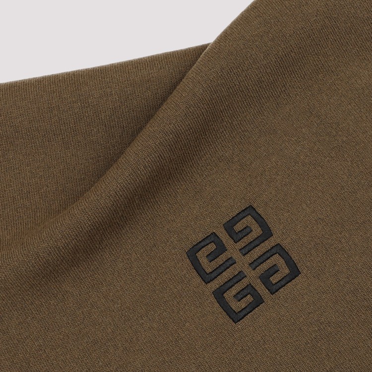 Shop Givenchy Khaki Wool And Cashmere Scarf In Green