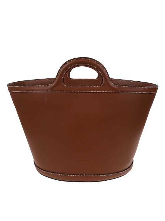 Shop Marni Caramel Brown Tote Bag
