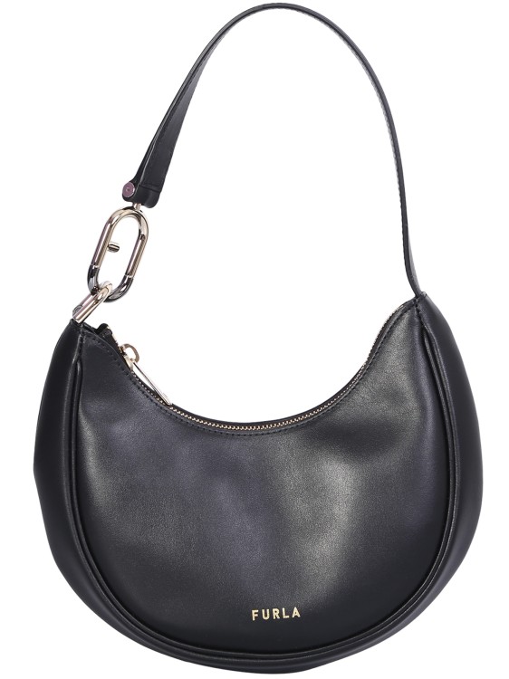 Furla 'net Medium' Hobo Bag in Black