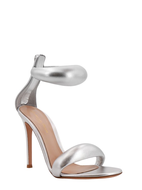 Shop Gianvito Rossi Bijoux Gold Leather Sandals In Pink