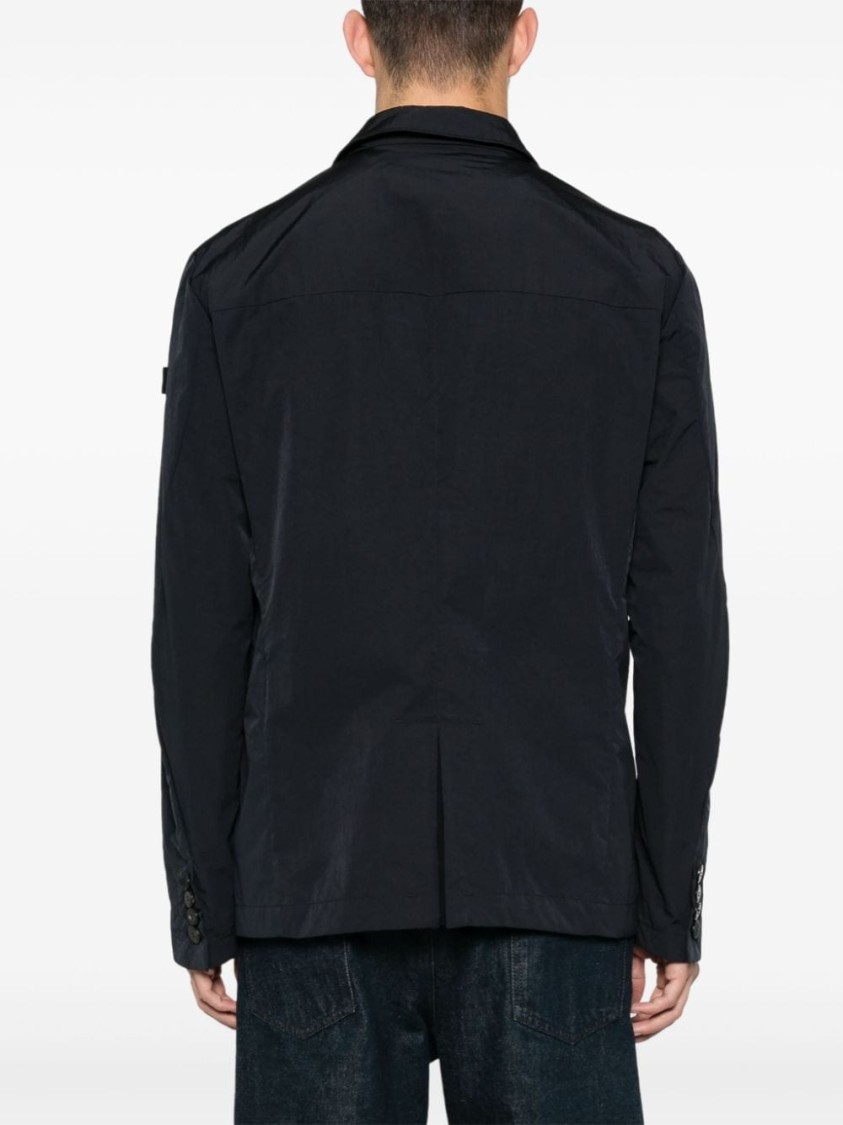 Peuterey Buttoned-up Shirt Jacket In Blue