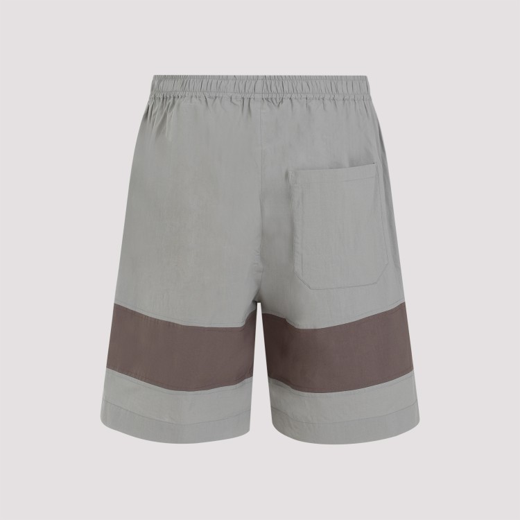 Shop Craig Green Barrel Grey Cotton Shorts