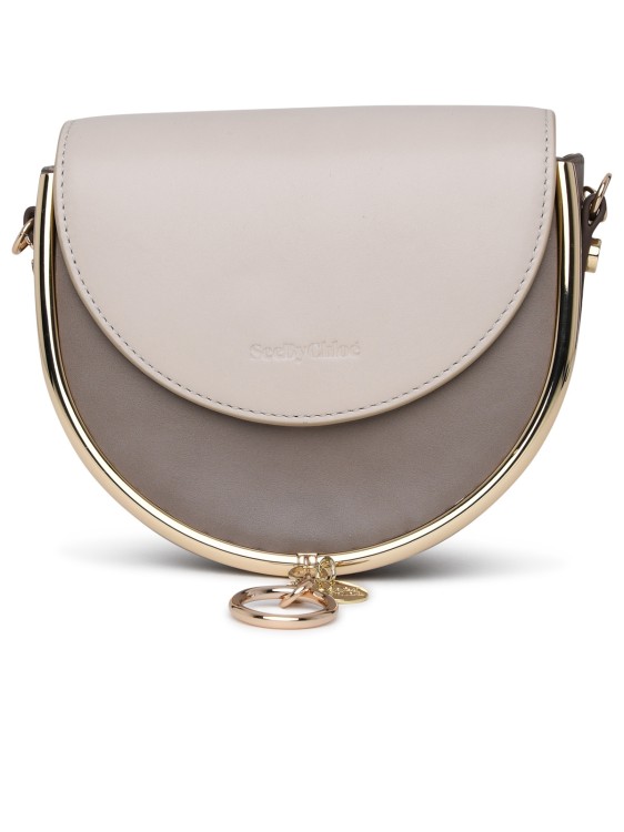 See By Chloé Small Leather Mara Shoulder Bag In Grey