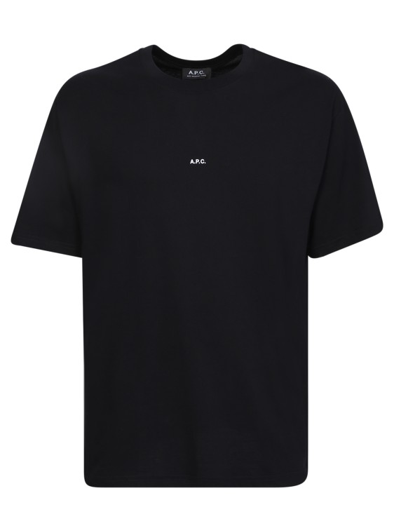 Shop Apc Black Jade Cotton T-shirt