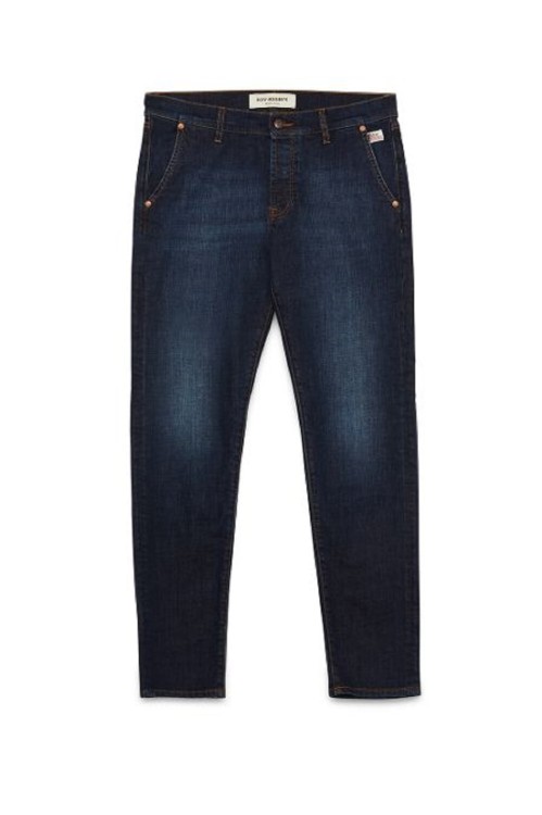 Roy Rogers Dark Wash Denim With American Pocket In Blue
