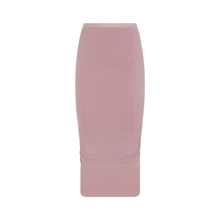 Rick Owens Shirmp Dusty Pink Cupro Skirt