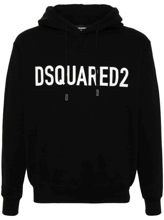 Shop Dsquared2 Cool Fit Logo-print Hoodie In Black