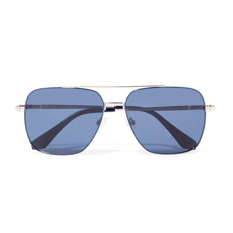 Roderer Harry Aviator Polarized Sunglasses - Silver / Blue