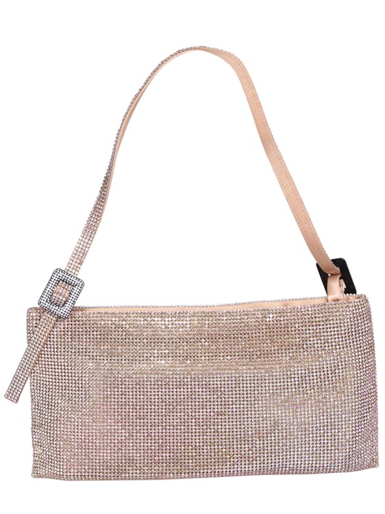 Benedetta Bruzziches Crystal Embellishment Bag In Grey