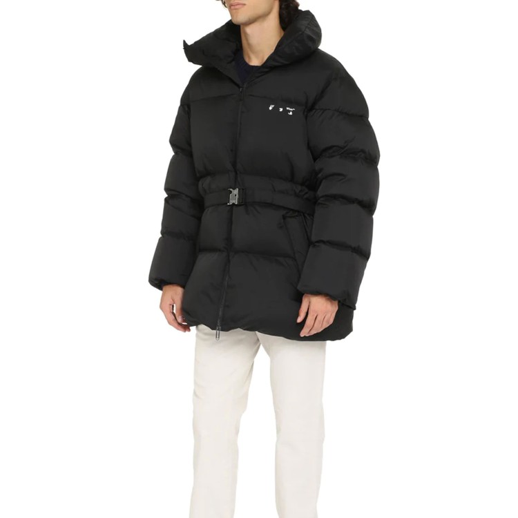 Shop Off-white Black Padded Jacket