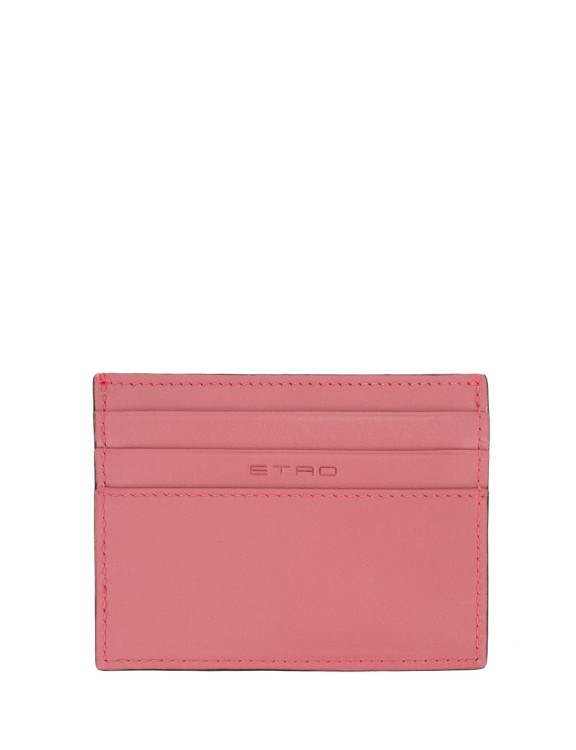 Shop Etro Pink Card Holder
