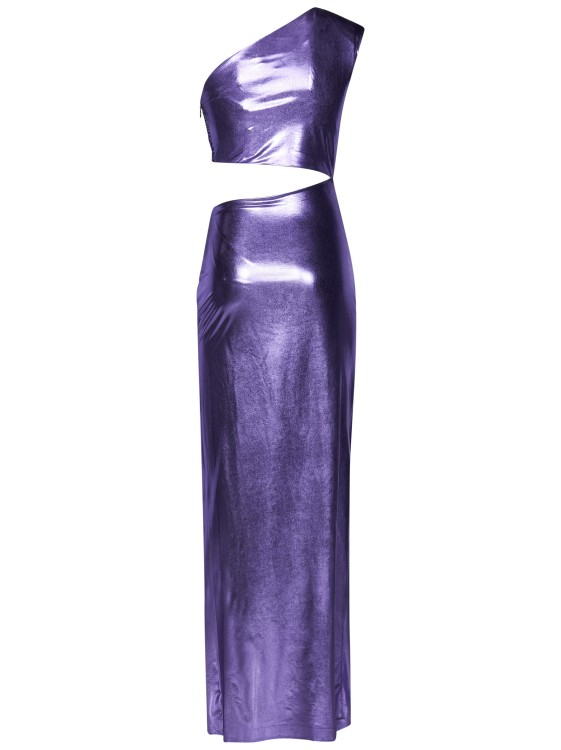 Shop House Of Amen Long Purple One-shoulder Dress
