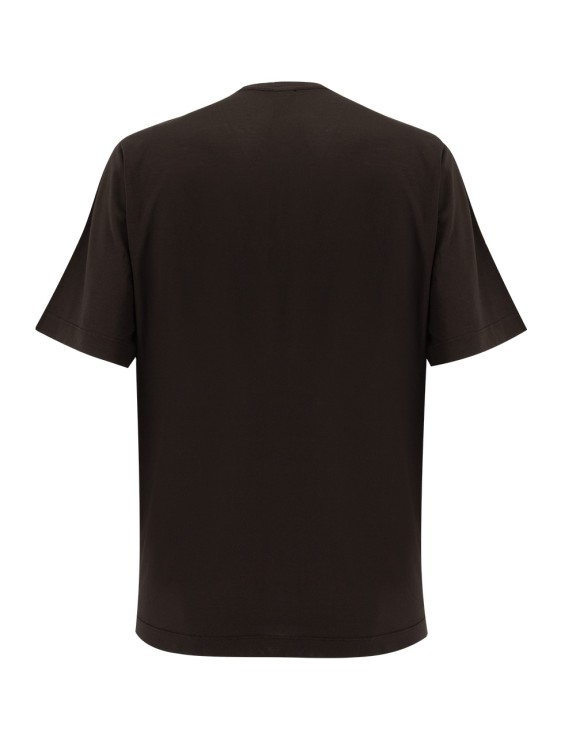Shop Kired Brown Cotton T-shirt