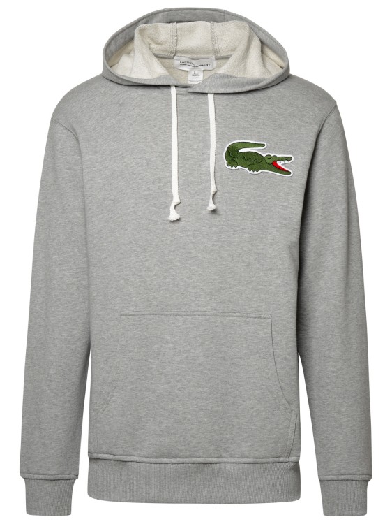Comme Des Garçons Cap. Crocodile Sweatshirt In Grey