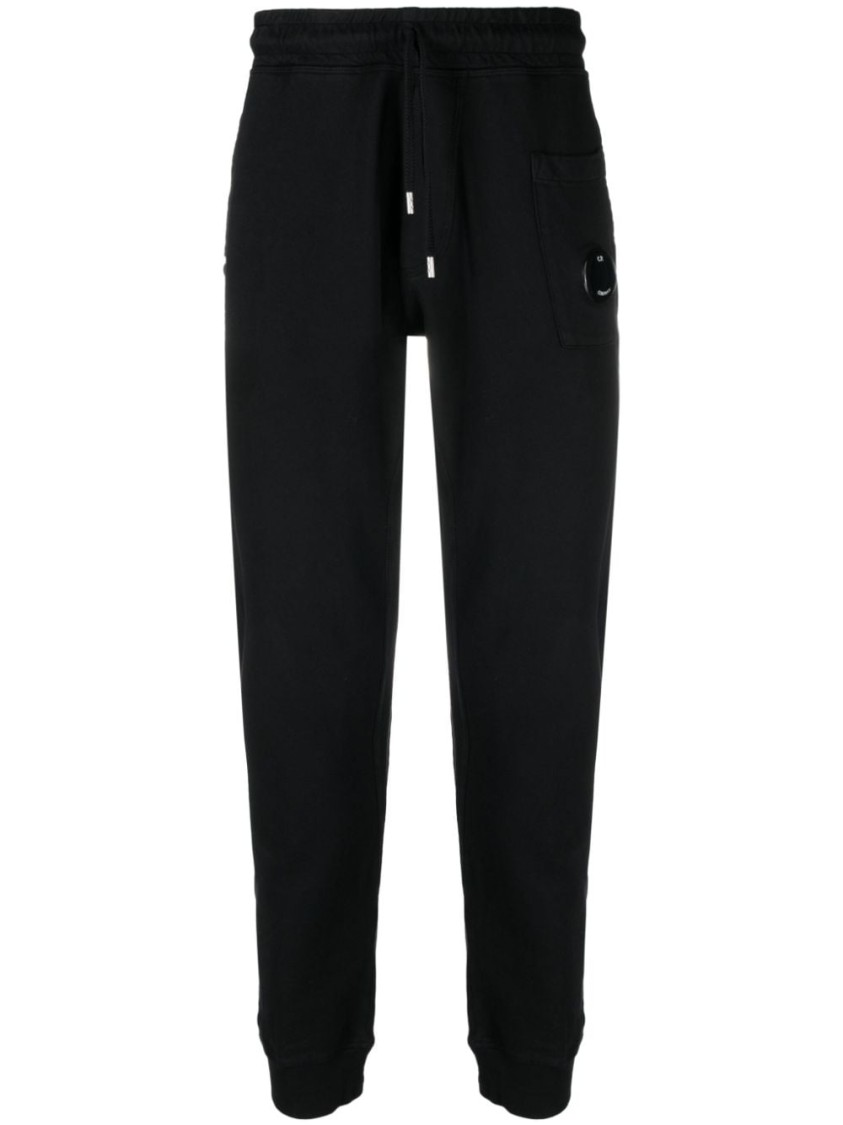 C.p. Company Black Cotton Trousers