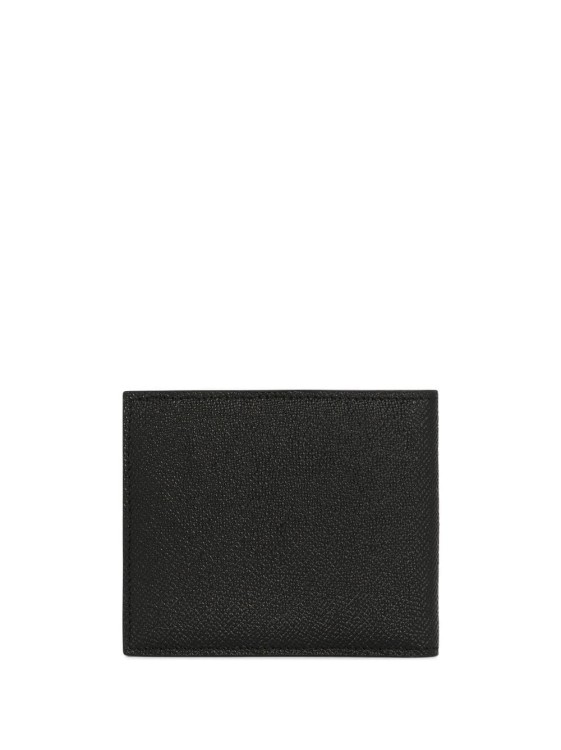 Shop Dolce & Gabbana Bi-fold Leather Wallet In Black