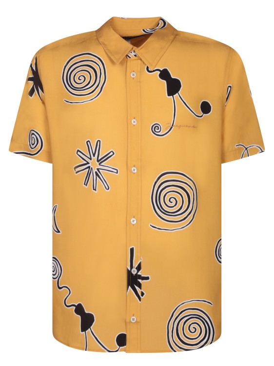 Jacquemus Orange La Chemise Melo In Orange
