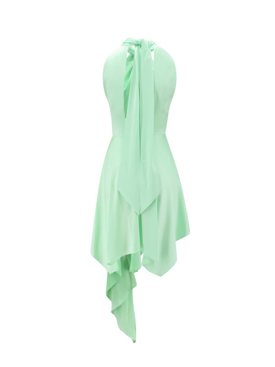 Shop Stella Mccartney Green Sustainable Viscose Dress