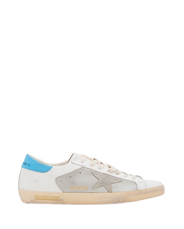 Golden Goose White Lace Up Sneakers