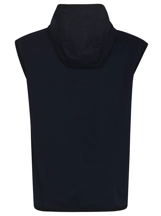 Shop Dolce & Gabbana Navy Blue Cotton Blend Jacket In Black