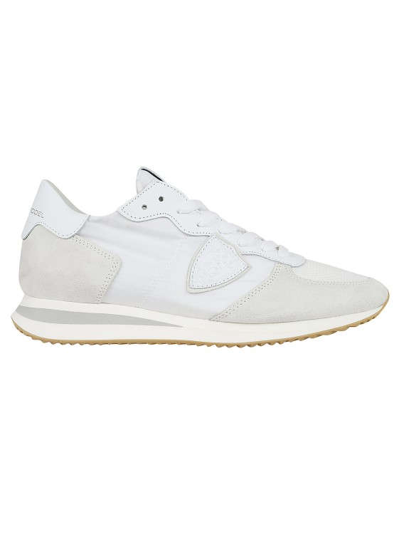 Shop Philippe Model Tropez Haute Sneakers In White