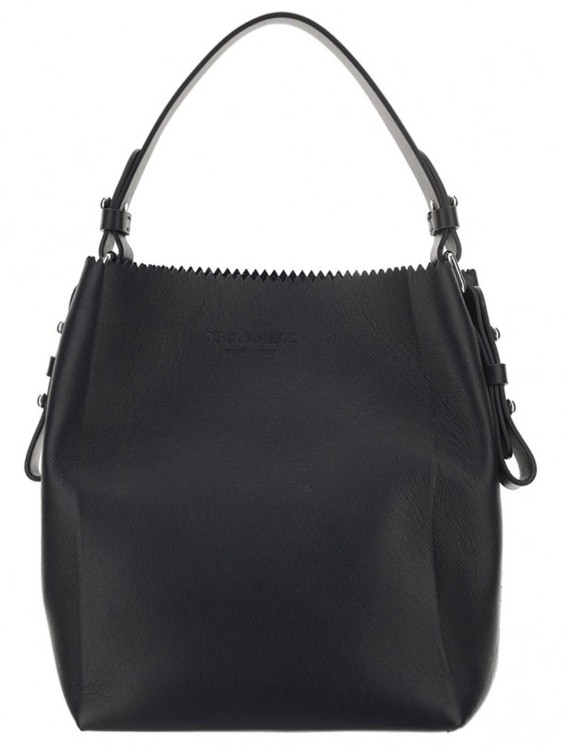 Shop Dsquared2 Black Leather Handbag