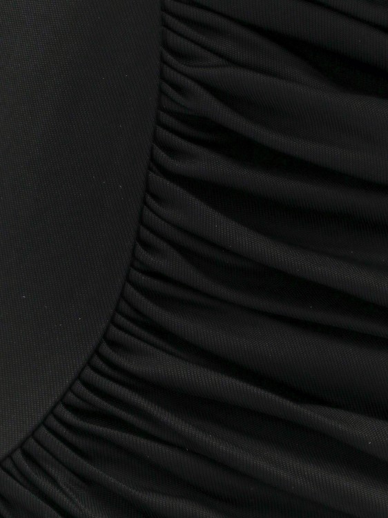 Shop Khaite Viscose Long Dress In Black