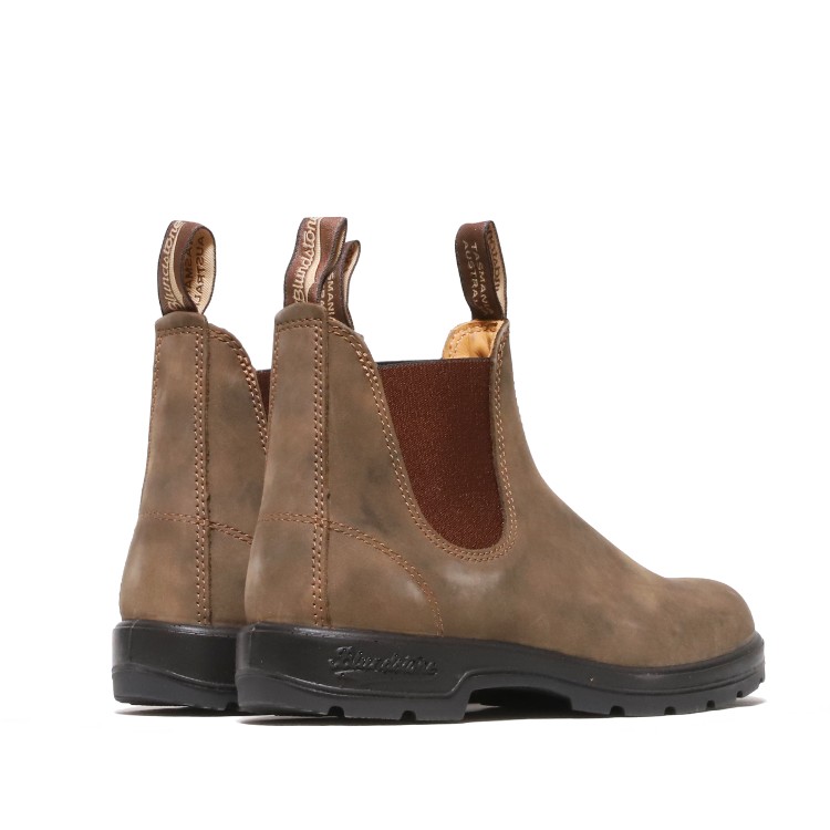 Shop Blundstone Brown Greased Nabuck Ankle Boot