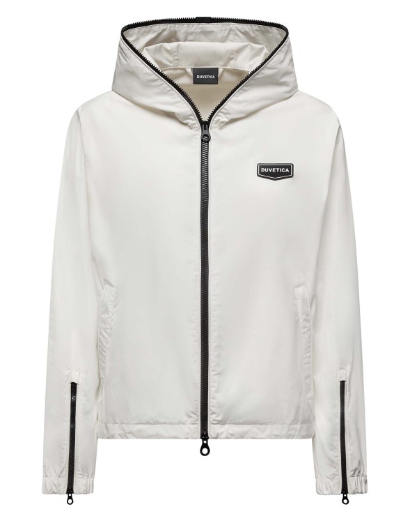 Shop Duvetica Rivella Windbreaker Jacket In White