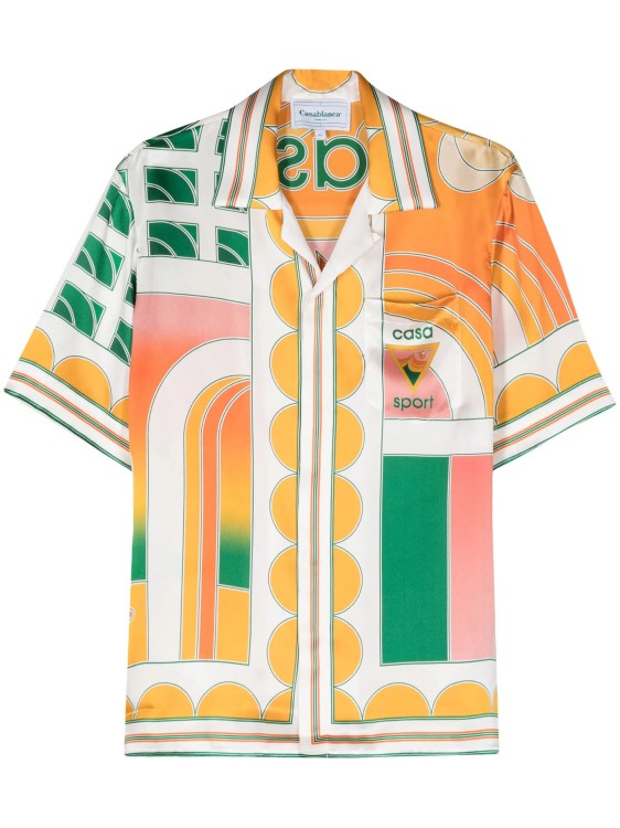Shop Casablanca Multicolored Summer Court Shirt
