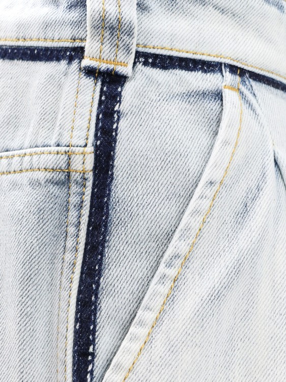 Shop Maison Margiela Jeans With Worn-out Effect In White