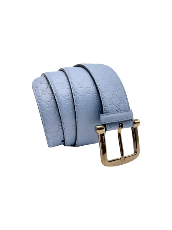 Gucci Very Light Blue Gg Belt