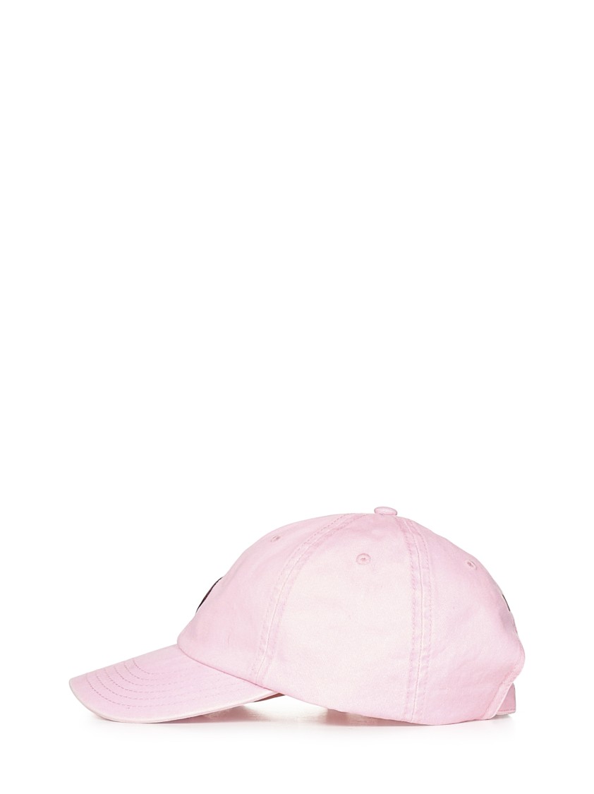 Attico The Pink Canvas Baseball Cap In Pink