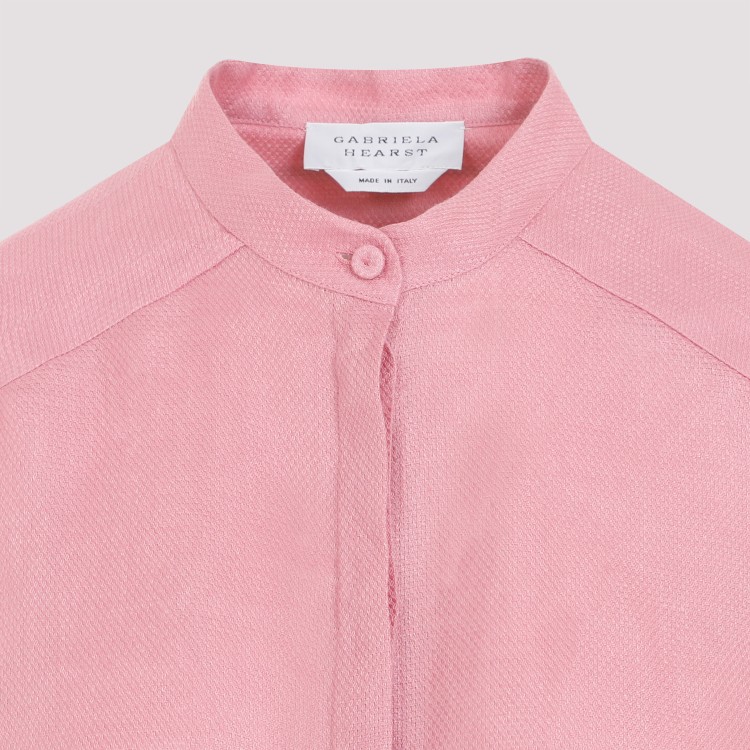Gabriela Hearst Laetitia Blouse In Pink