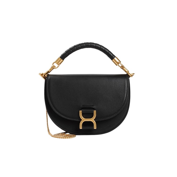 Chloé Black Marcie Leather Bag