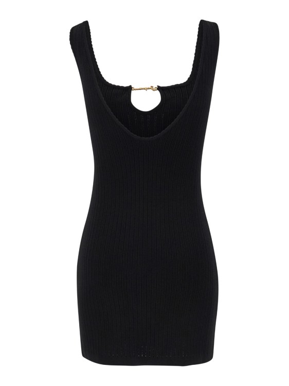 Jacquemus Black 'la Mini Robe Sierra' Dress In Black Viscose