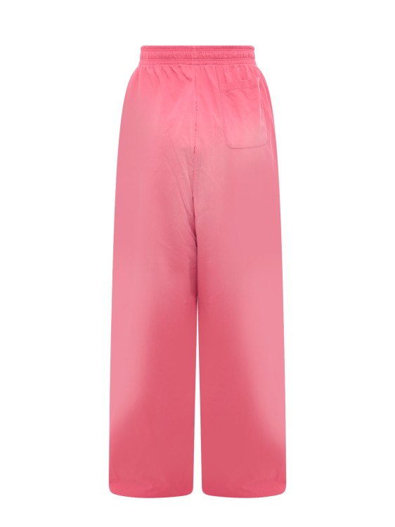 Shop Vetements Vintage Effect Cotton Trouser In Pink