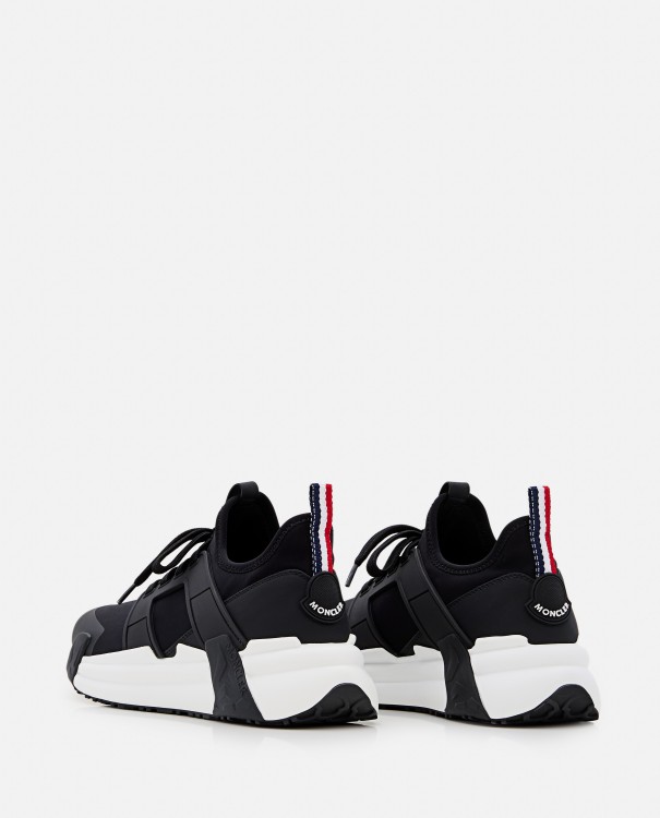 Shop Moncler Lunarove Low Top Sneakers In Black