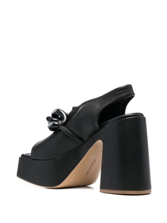 Shop Stella Mccartney Black Skyla Sandals