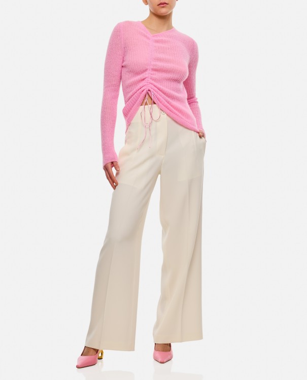 Shop Cecilie Bahnsen Ussi Venus Soft Knit Pullover In Pink