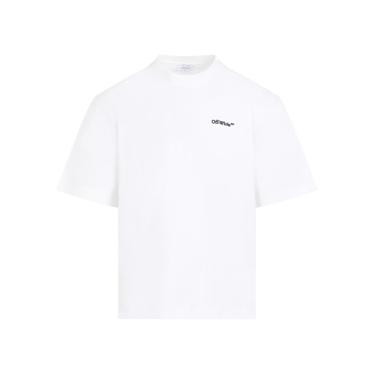 Shop Off-white White Cotton Tattoo Arrow Skate T-shirt
