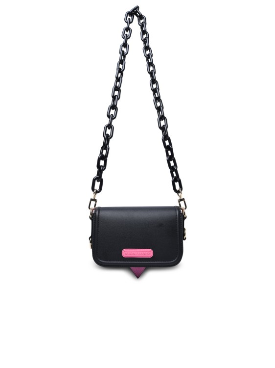 Shop Chiara Ferragni Small 'eyelike' Black Polyester Bag