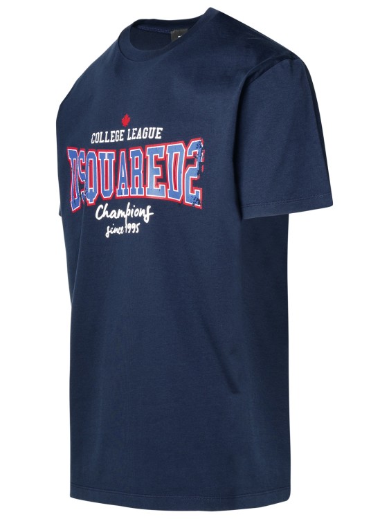 Shop Dsquared2 College T-shirt In Blue