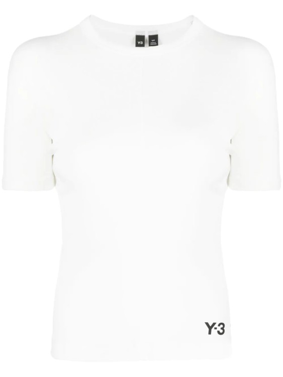 Y-3 Fitted Ss Tee In White