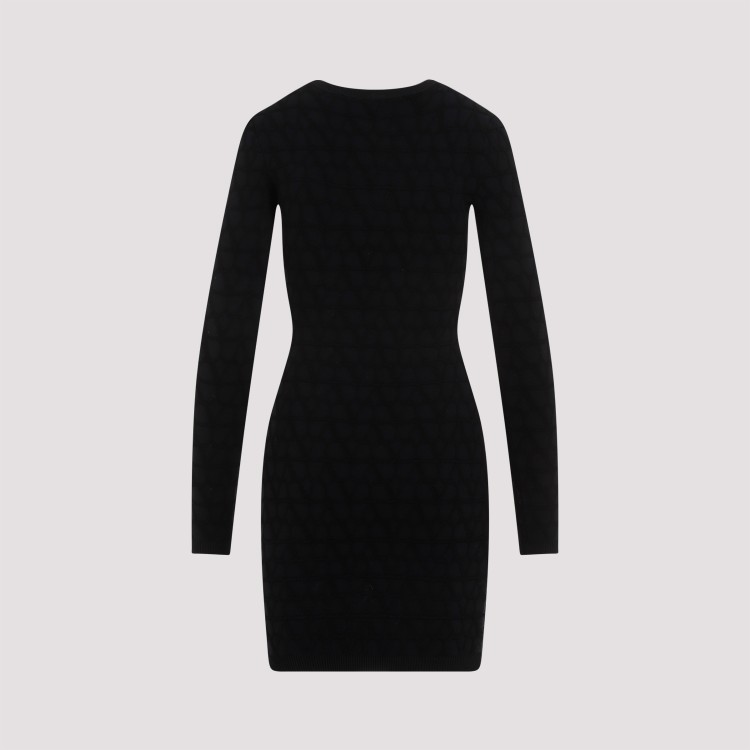 Shop Valentino Black Knit Dress
