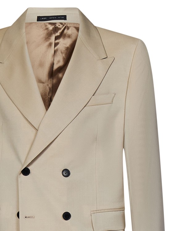 Shop Low Brand Sand-colored Suit In Neutrals