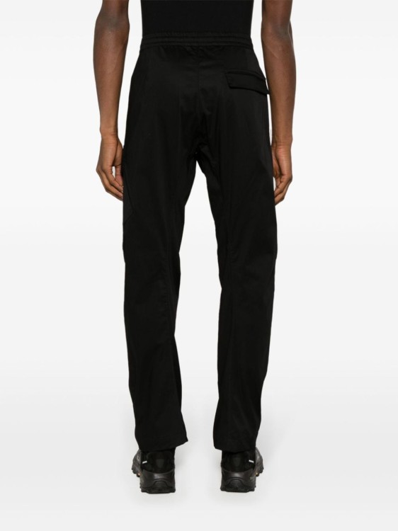Shop C.p. Company Black Stretch-cotton Trousers
