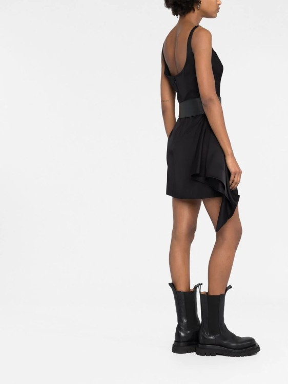 Shop Alexander Mcqueen Black Mini Dress