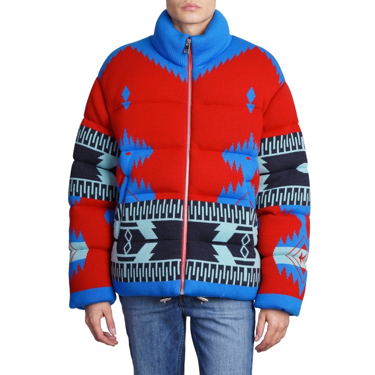 Shop Alanui Padded Jacket In Multicolor